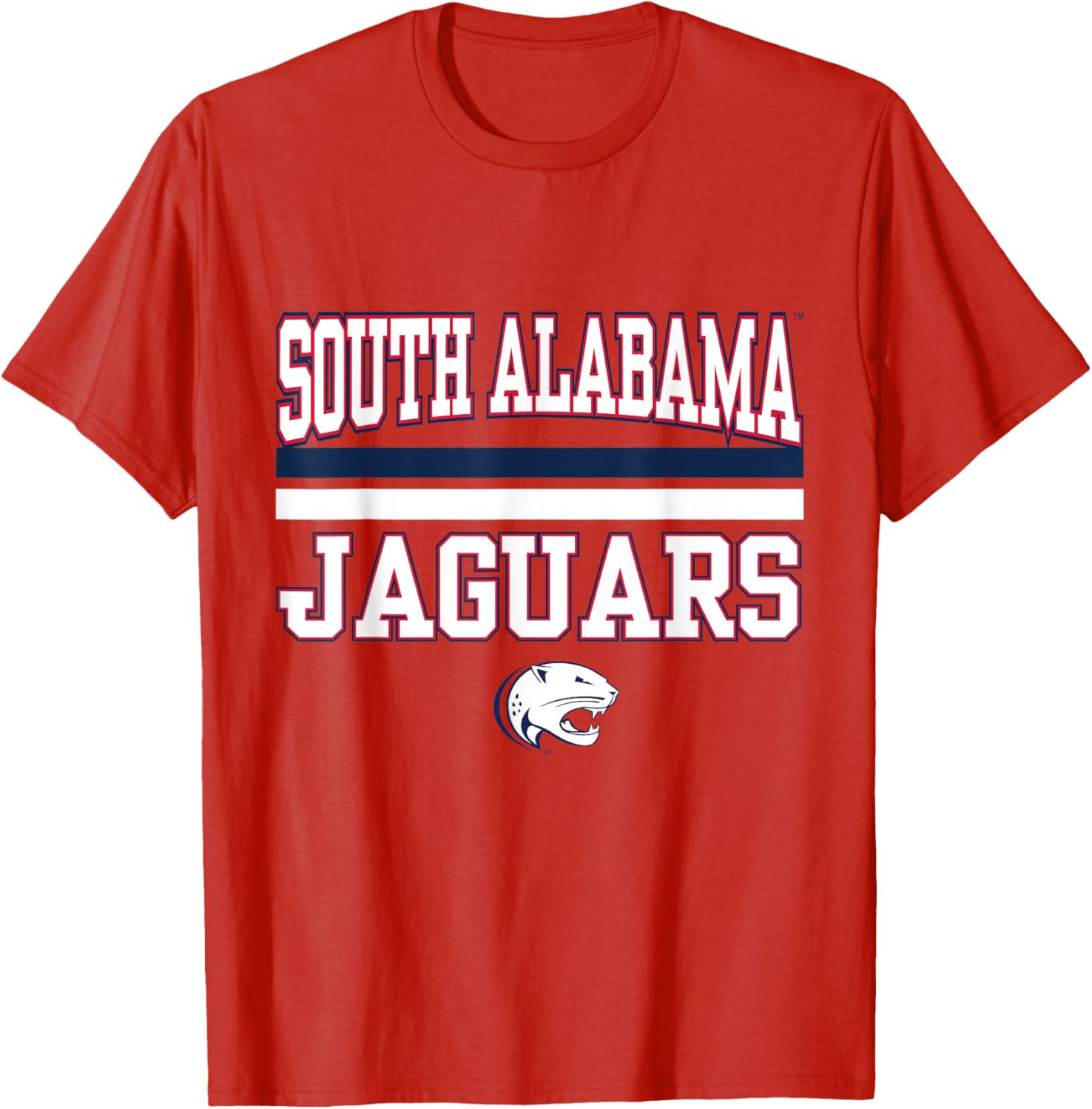South Alabama Jaguars NCAA VNPUSTAL301 T-Shirt for Sports Fans - 1