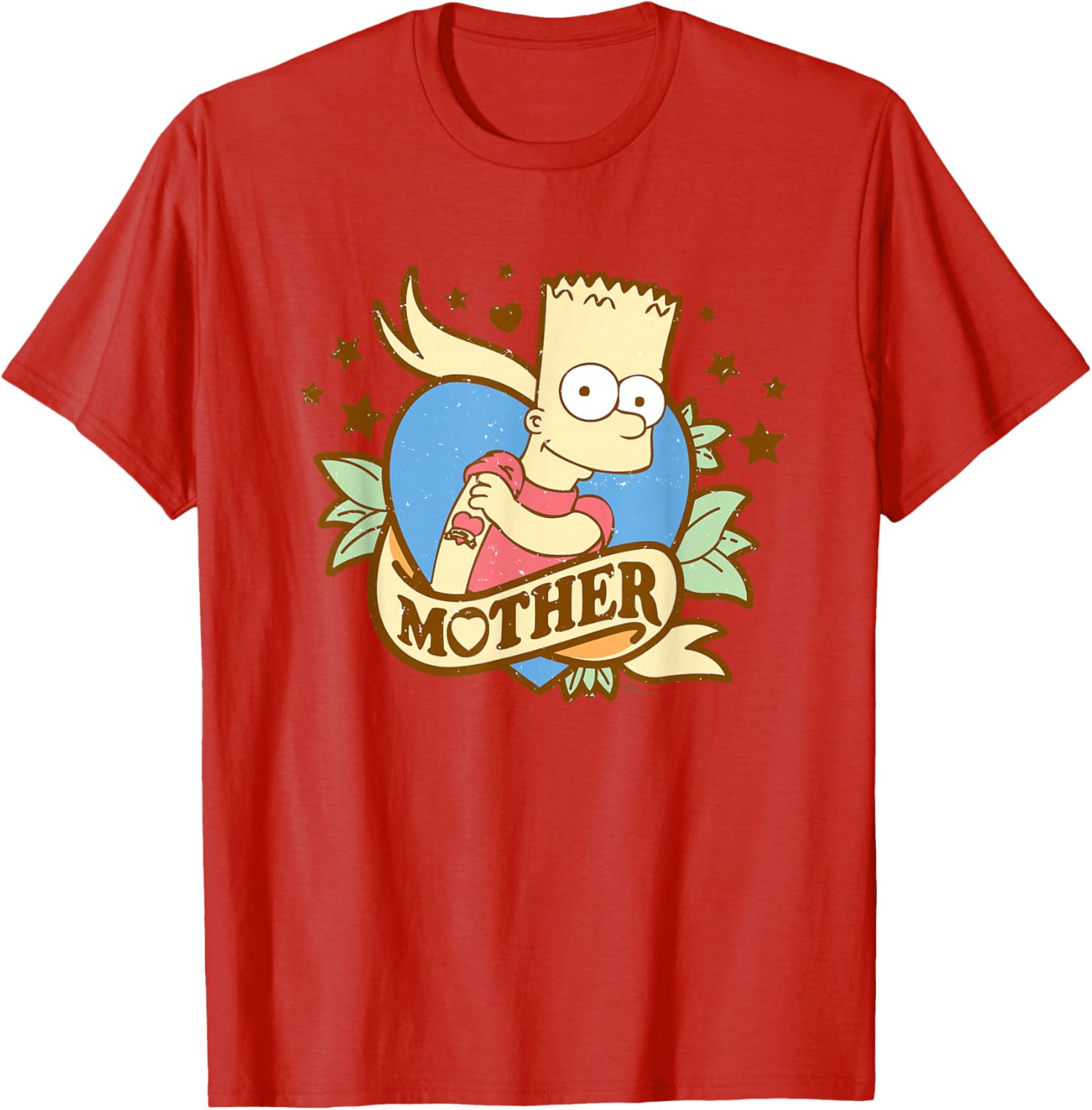 Retro Bart Simpson Mother's Day T-Shirt Gift for Moms and Fans - 28