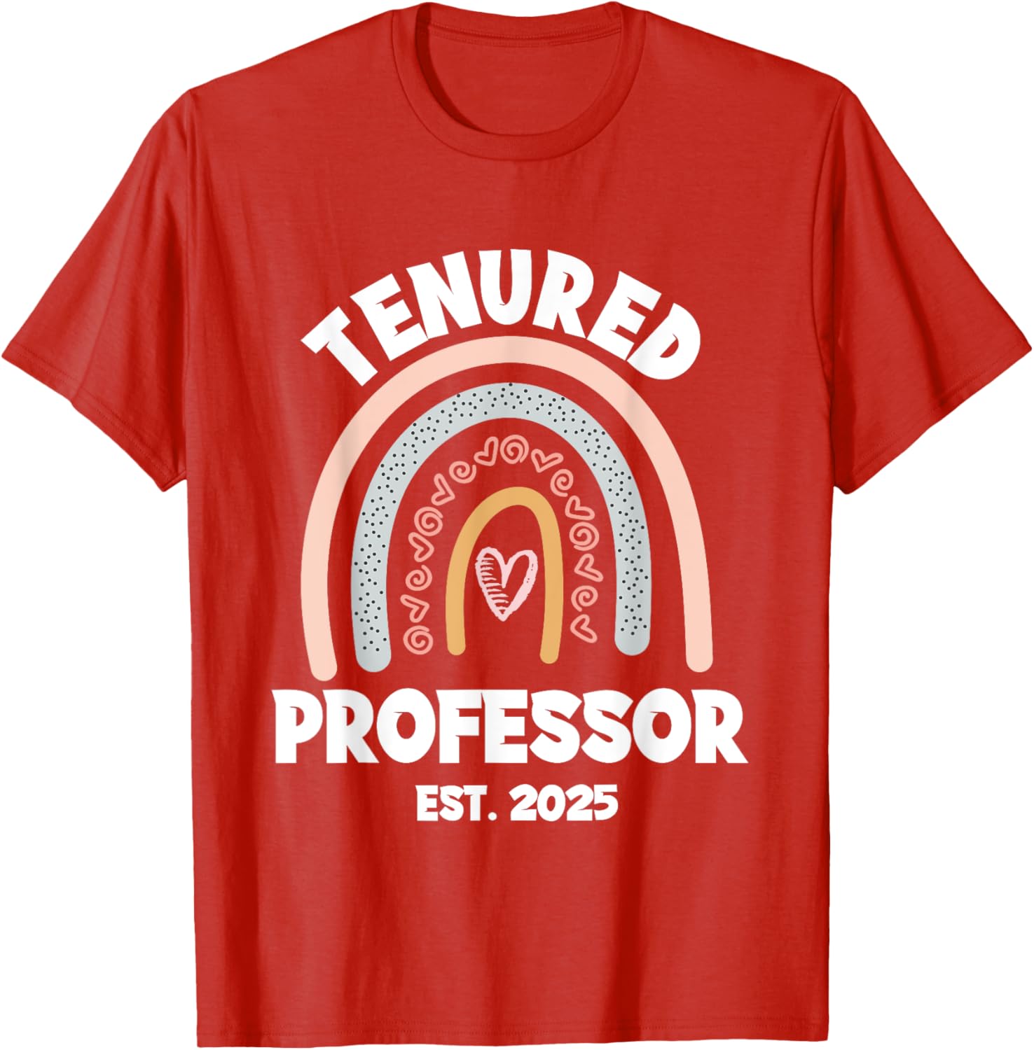 Tenured Professor 2025 Women in Academia T-Shirt for Educators - 13