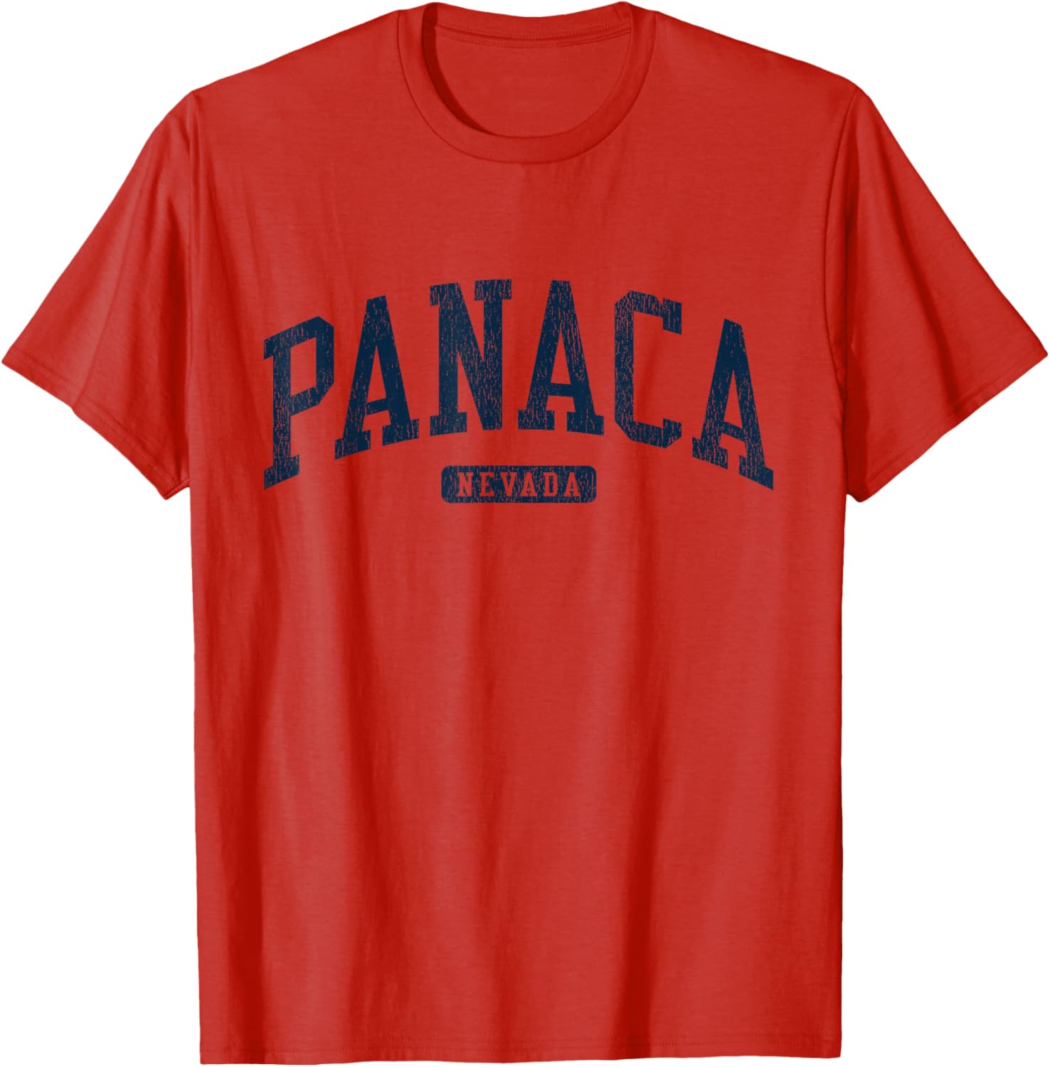 Panaca Nevada College University Blue T-Shirt for Casual Style - 2
