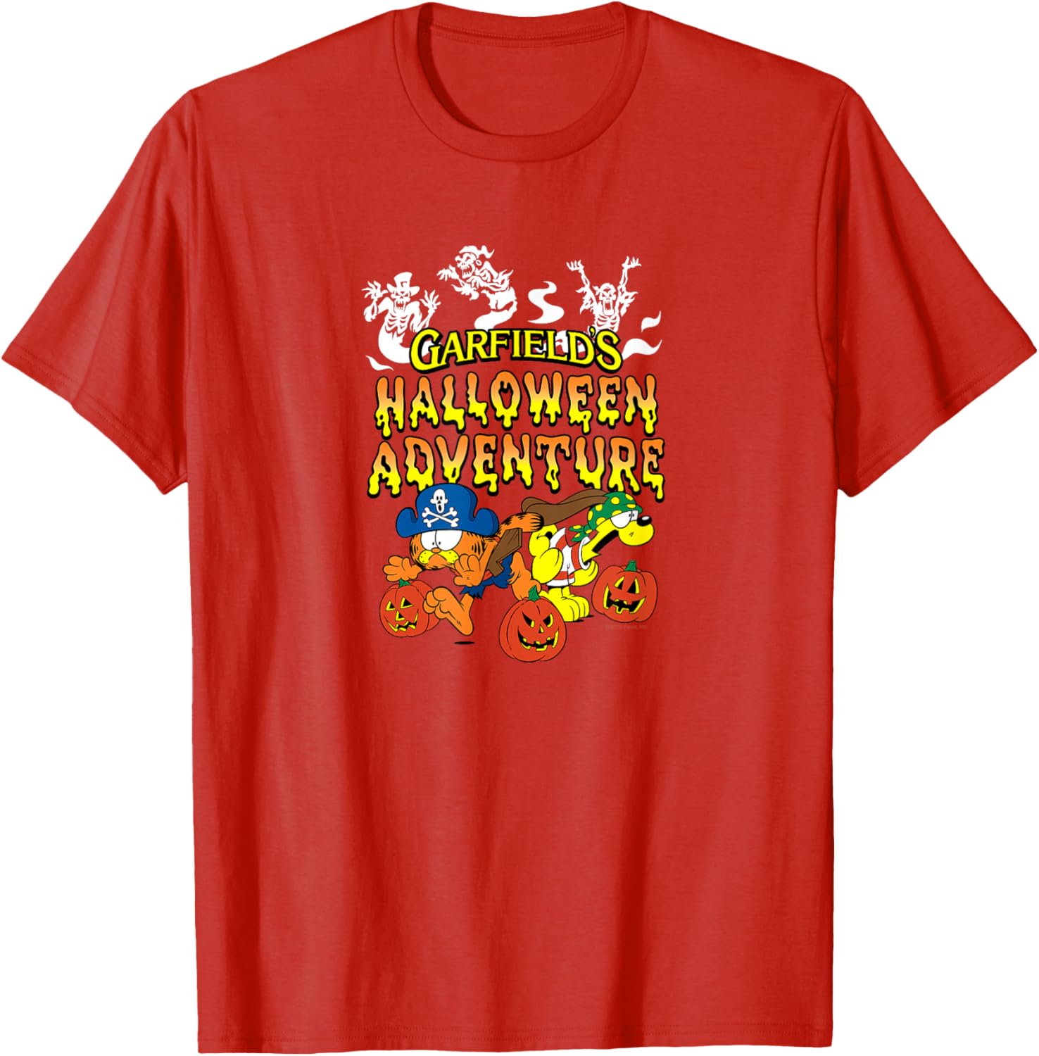 Garfield Halloween Adventure T-Shirt for Fun and Festive Style - 11