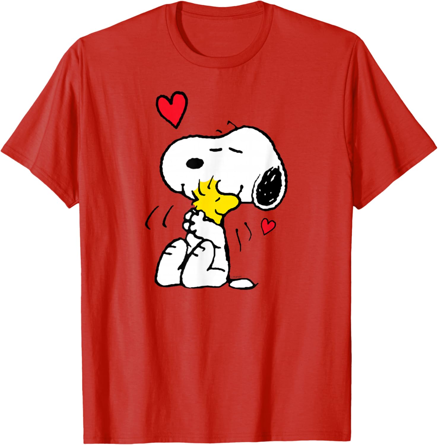 Peanuts Valentine Snoopy and Woodstock Cute Love T-Shirt for Kids - 3