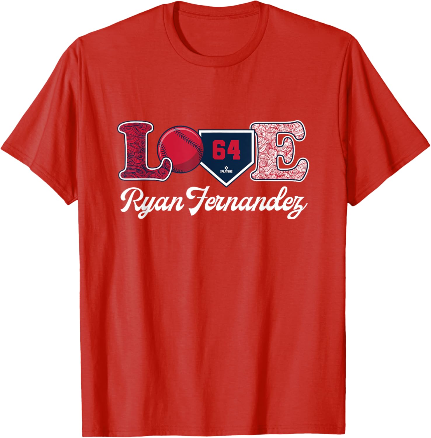 Ryan Fernandez St Louis Baseball T-Shirt MLBPA Stylish Fan Apparel - 3