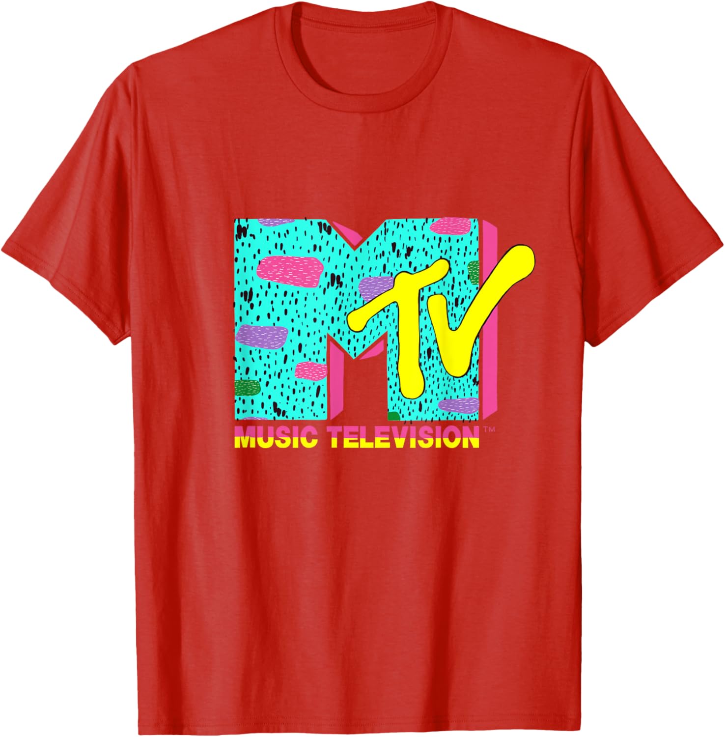 Vibrant Mademark x MTV Logo T-Shirt with Funky Design for Enthusiasts - 6