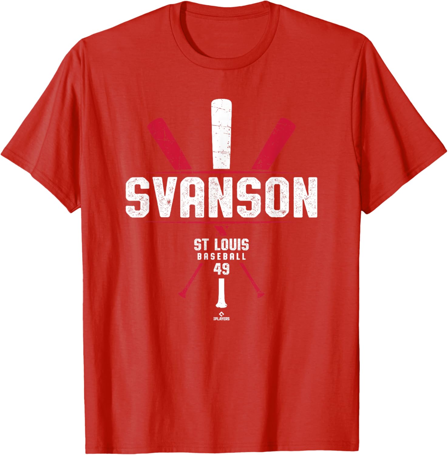 Vintage St Louis Baseball T-Shirt with Matt Svanson Bat Design - 1