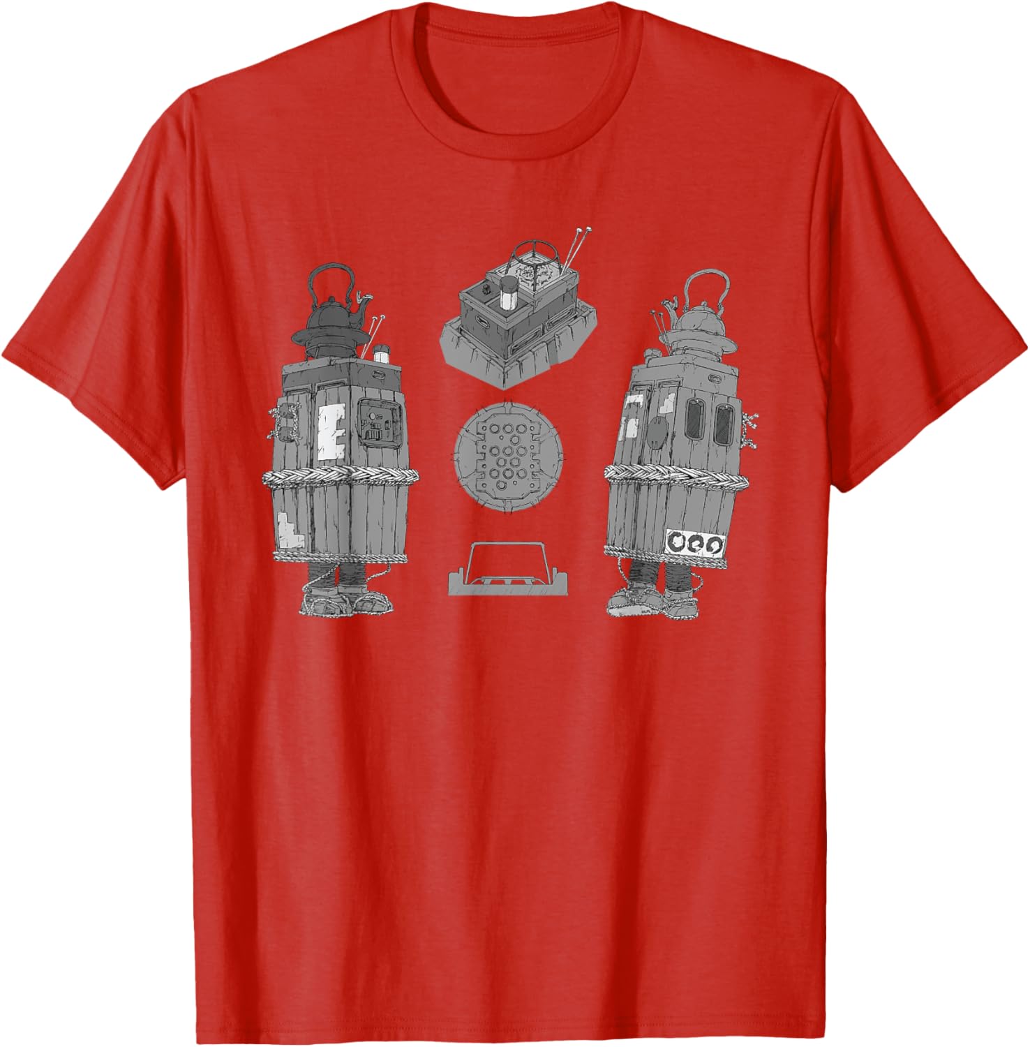 Star Wars Visions The Duel Tea House GNK Droid T-Shirt for Fans - 3