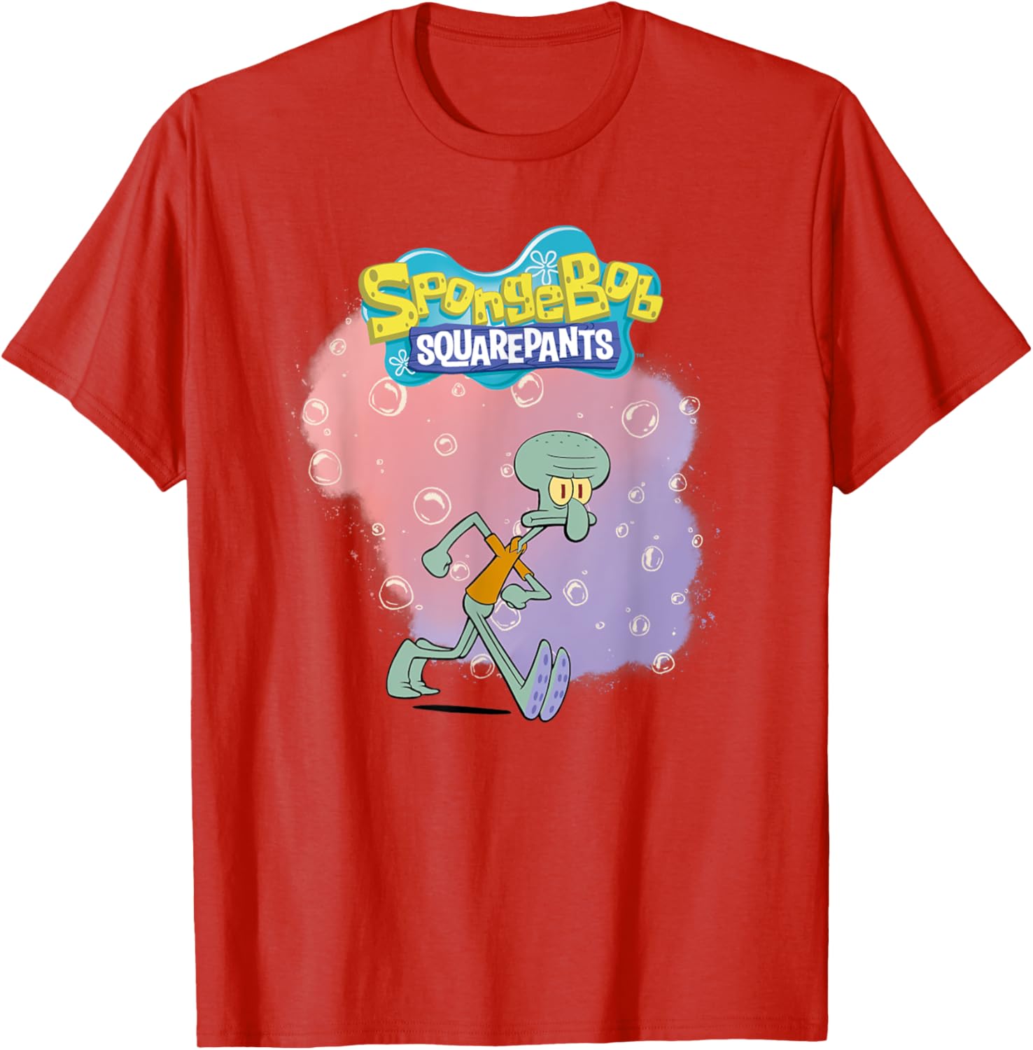 Original SpongeBob SquarePants Squidward T-Shirt for Fans of Fun Apparel - 8