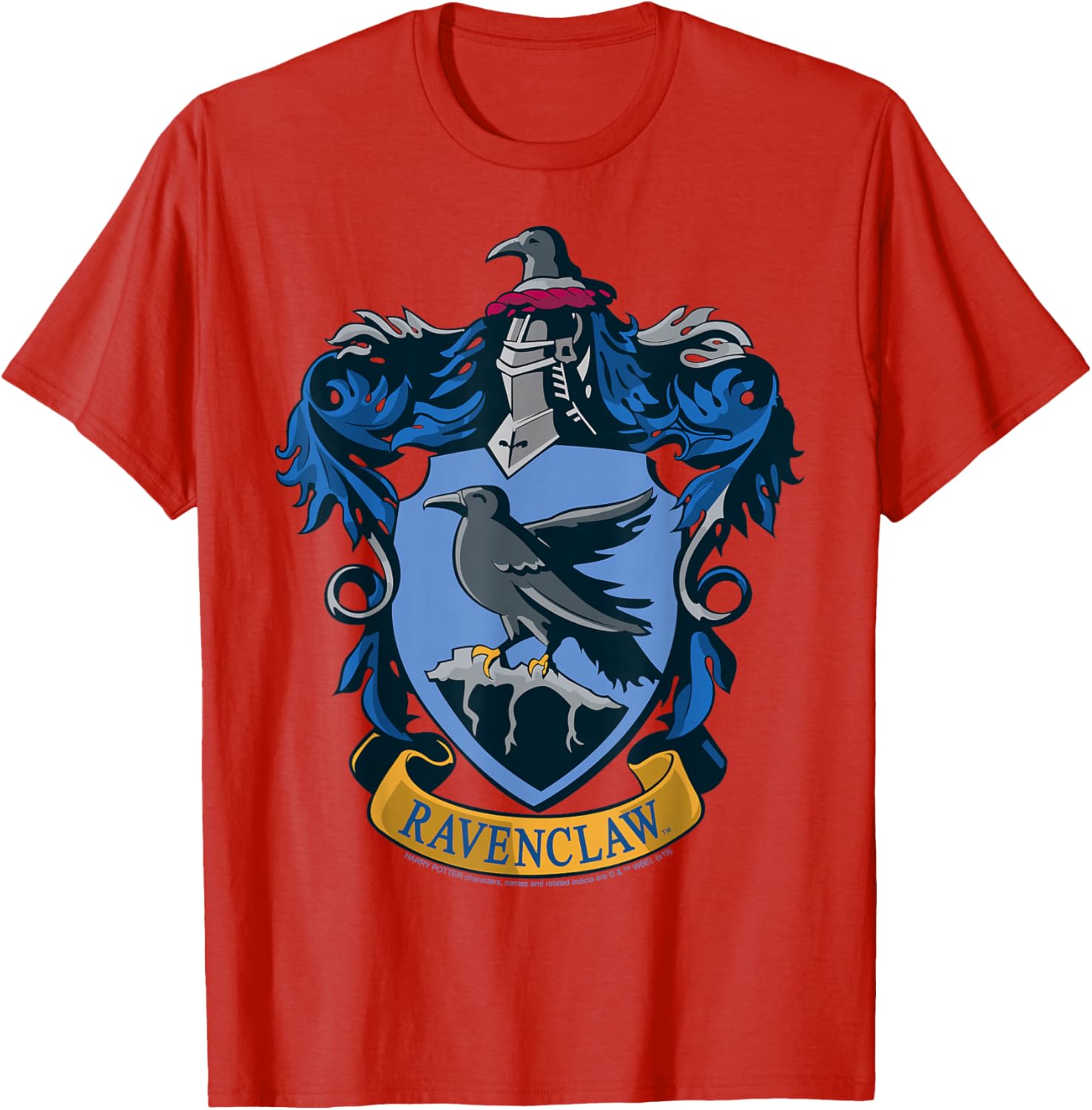 Ravenclaw Hogwarts House Nouveau Crest T-Shirt for Harry Potter Fans - 12