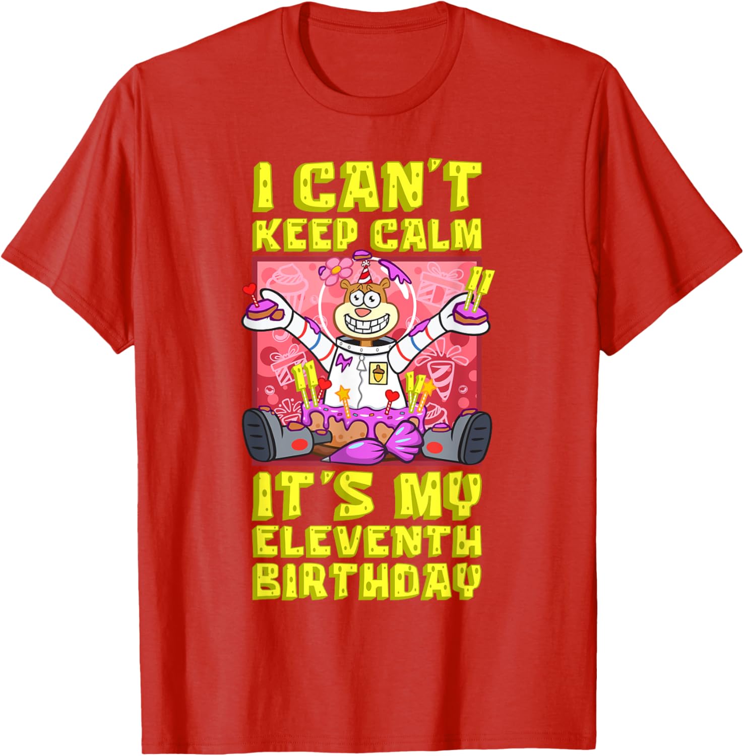 Sandy Birthday Shirt - Mademark x SpongeBob 11th Birthday Gift T-Shirt - 8