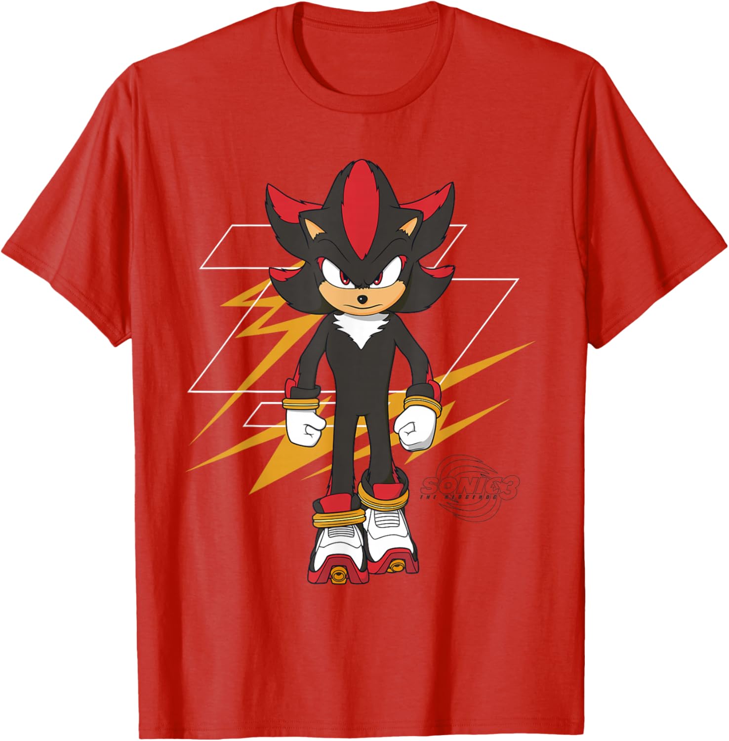 Sonic the Hedgehog 3 Shadow Stand Alone T-Shirt for Fans and Gamers - 4