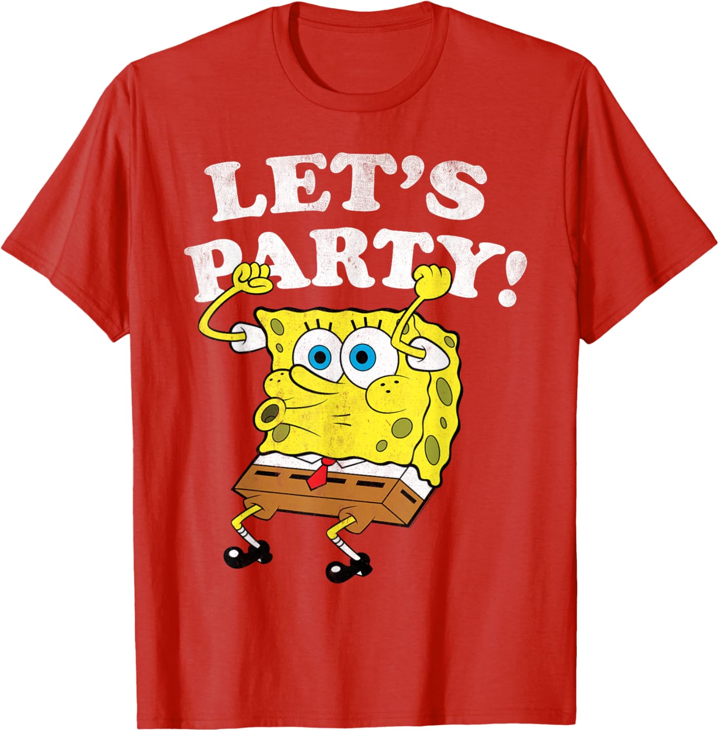 SpongeBob SquarePants Let's Party T-Shirt for Fun Kids Apparel - 9