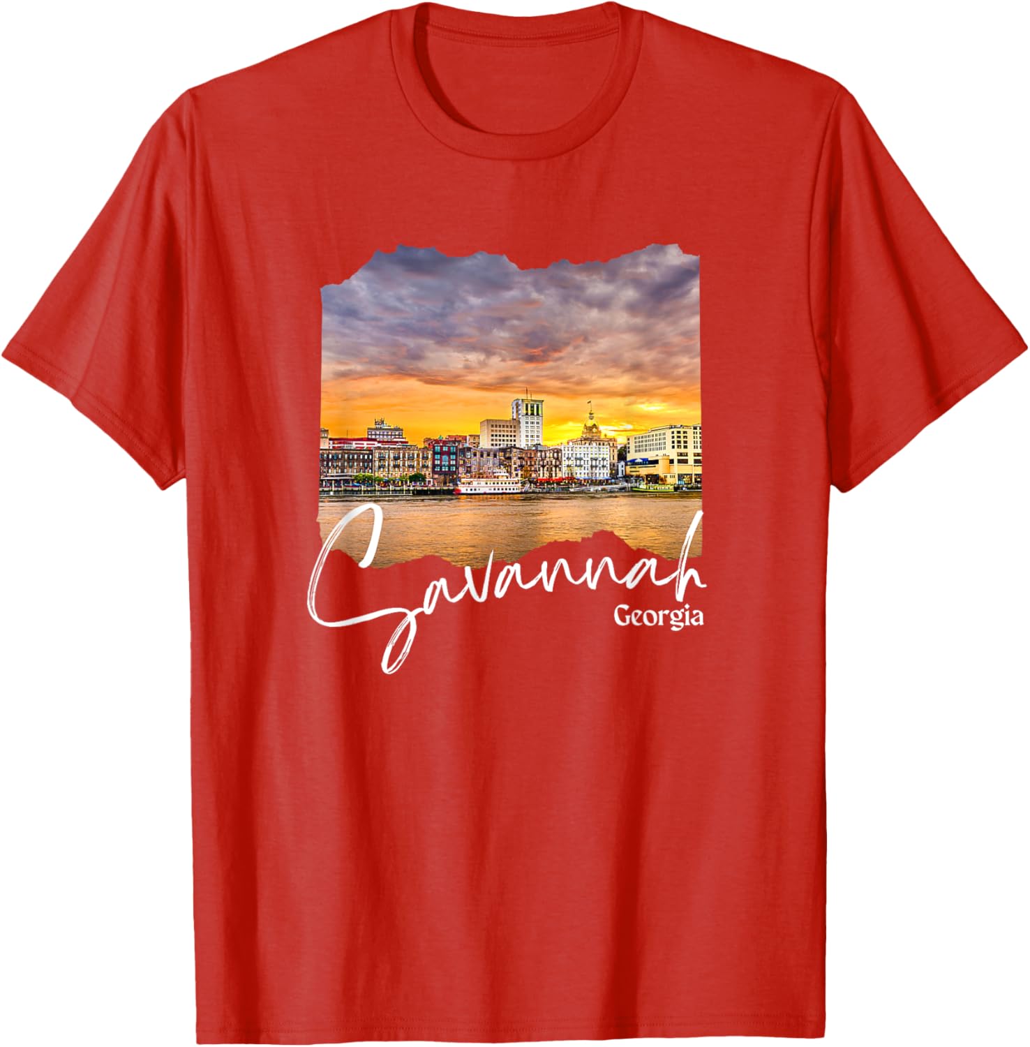 Savannah Georgia Souvenir T-Shirt Perfect for Beach Lovers and Tourists - 3