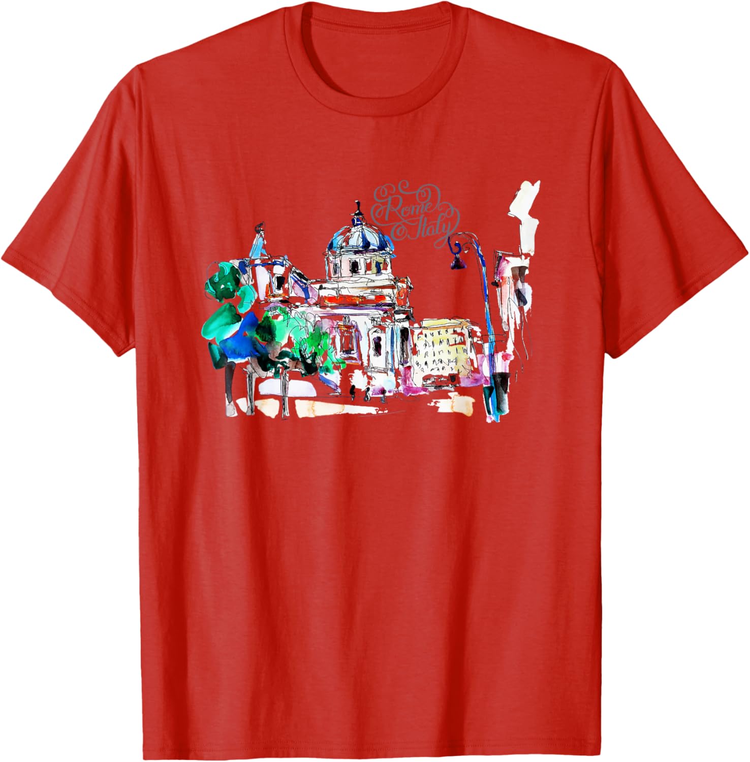 Retro Vintage Rome Italy Souvenir T-Shirt for Travelers and Tourists - 13