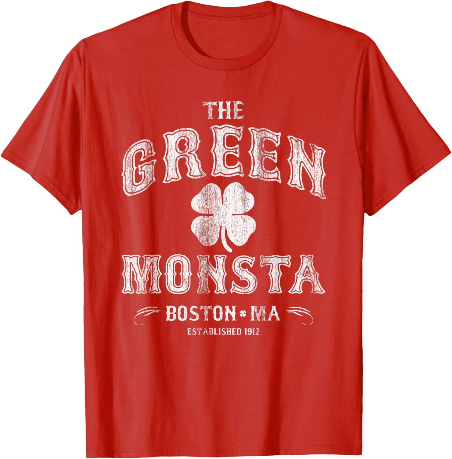 The Green Monsta Boston T-Shirt Perfect for Game Day or St. Patrick's Day - 11