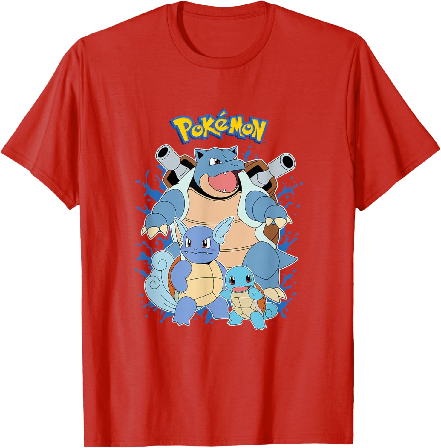 Squirtle Evolution T-Shirt for Pokémon Fans - Fun Graphic Tee Design - 8