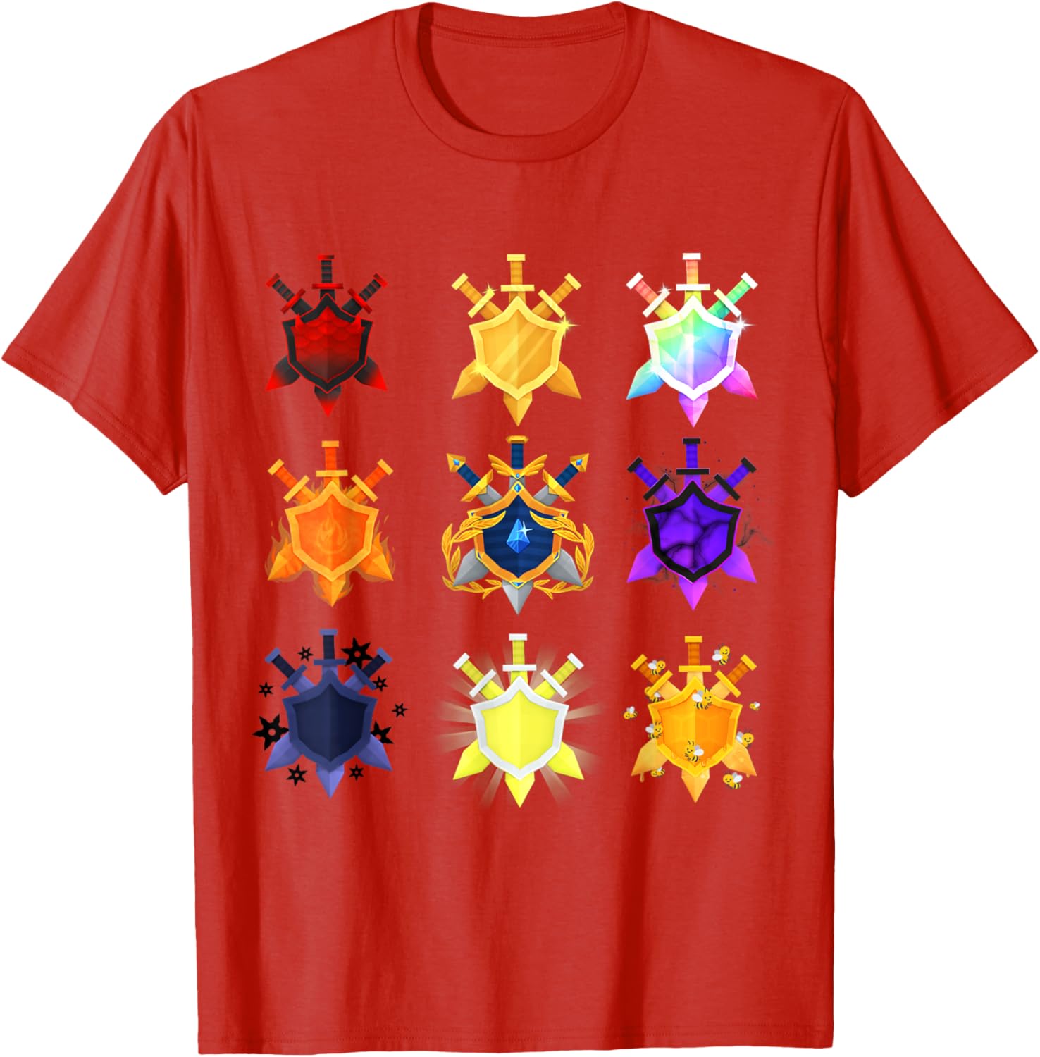 Treasure Quest Emblems T-Shirt for Adventure Lovers and Gamers - 9