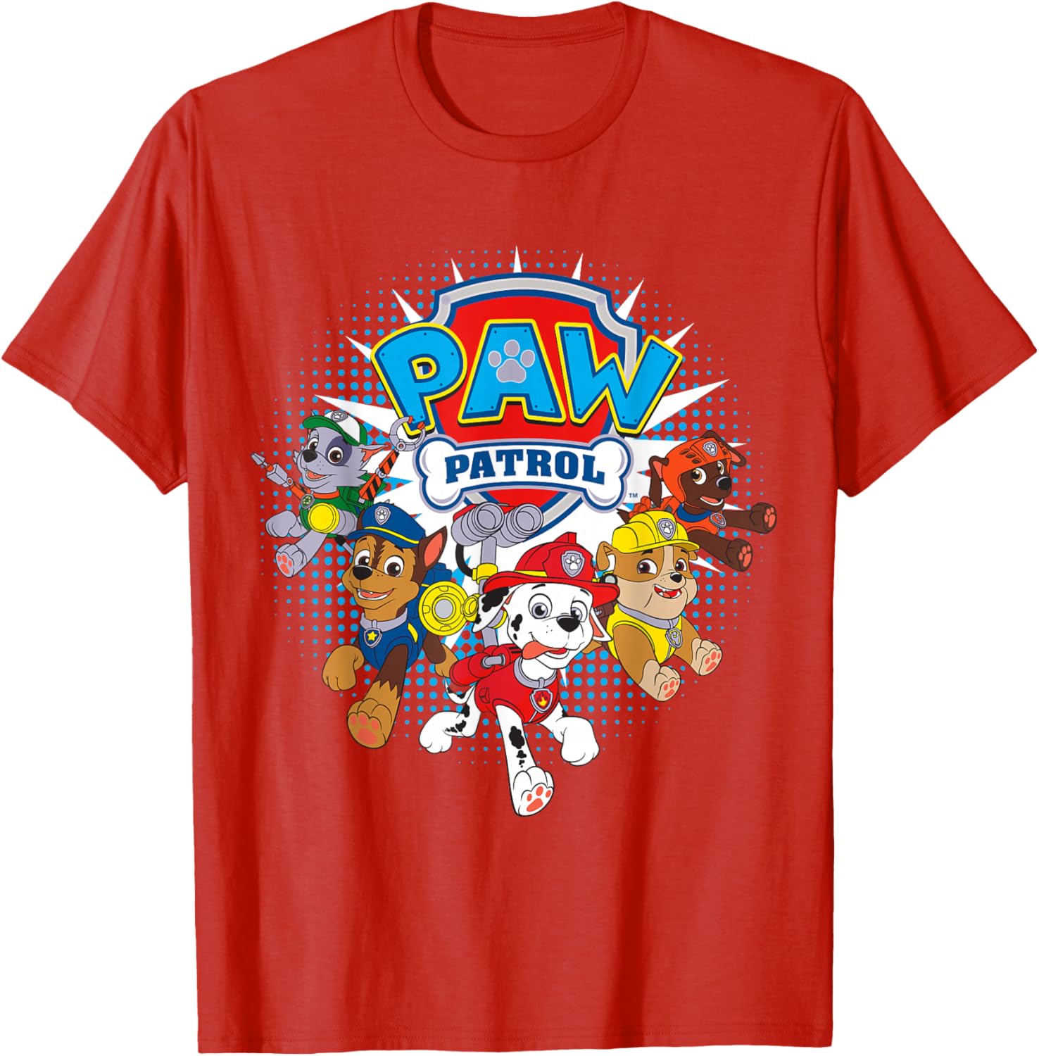 Paw Patrol Team Nickelodeon Kids T-Shirt for Fun Adventures - 1