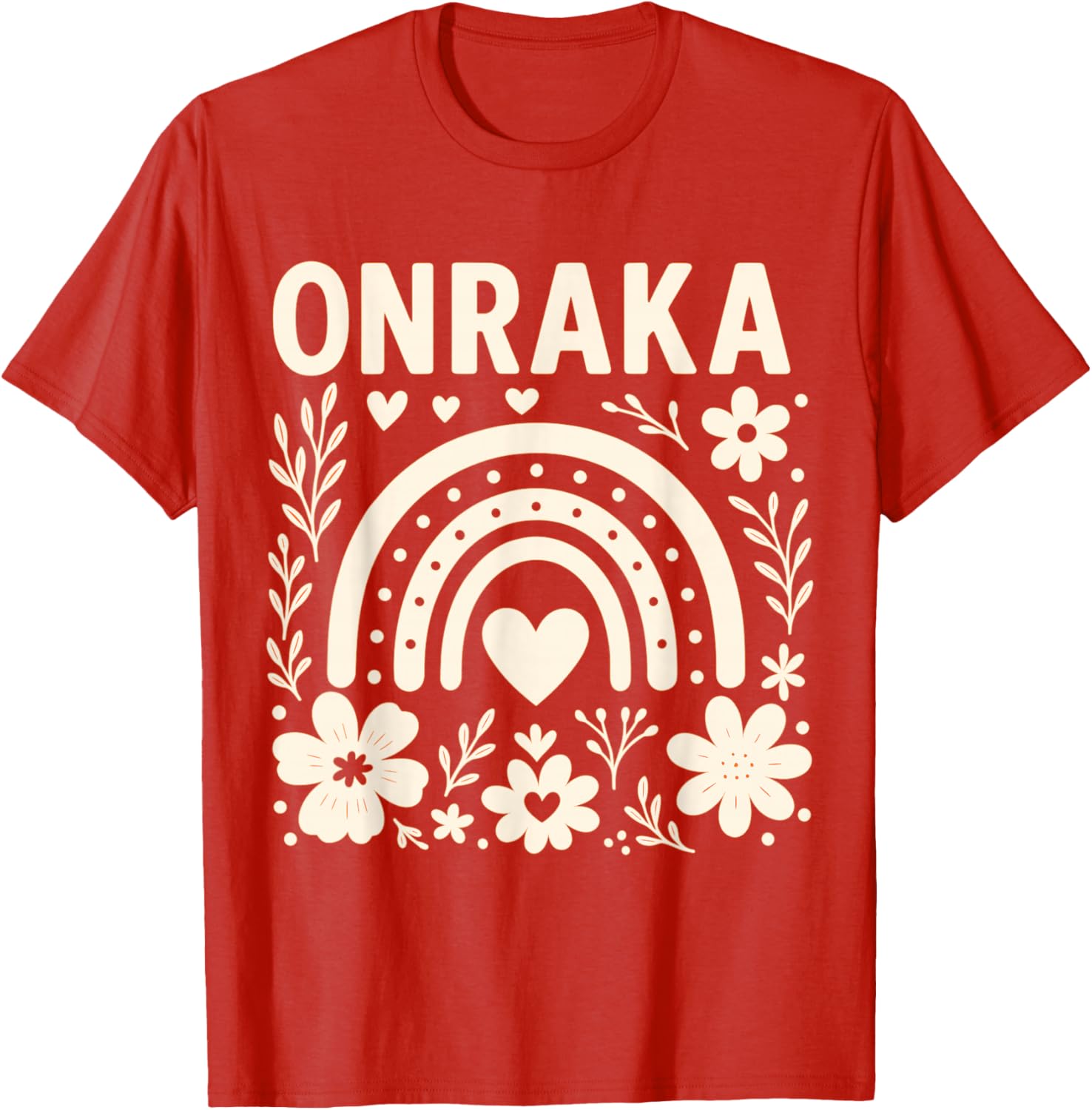 Onraka Bright Orange Rainbow Spirit T-Shirt for Colorful Style Lovers - 5