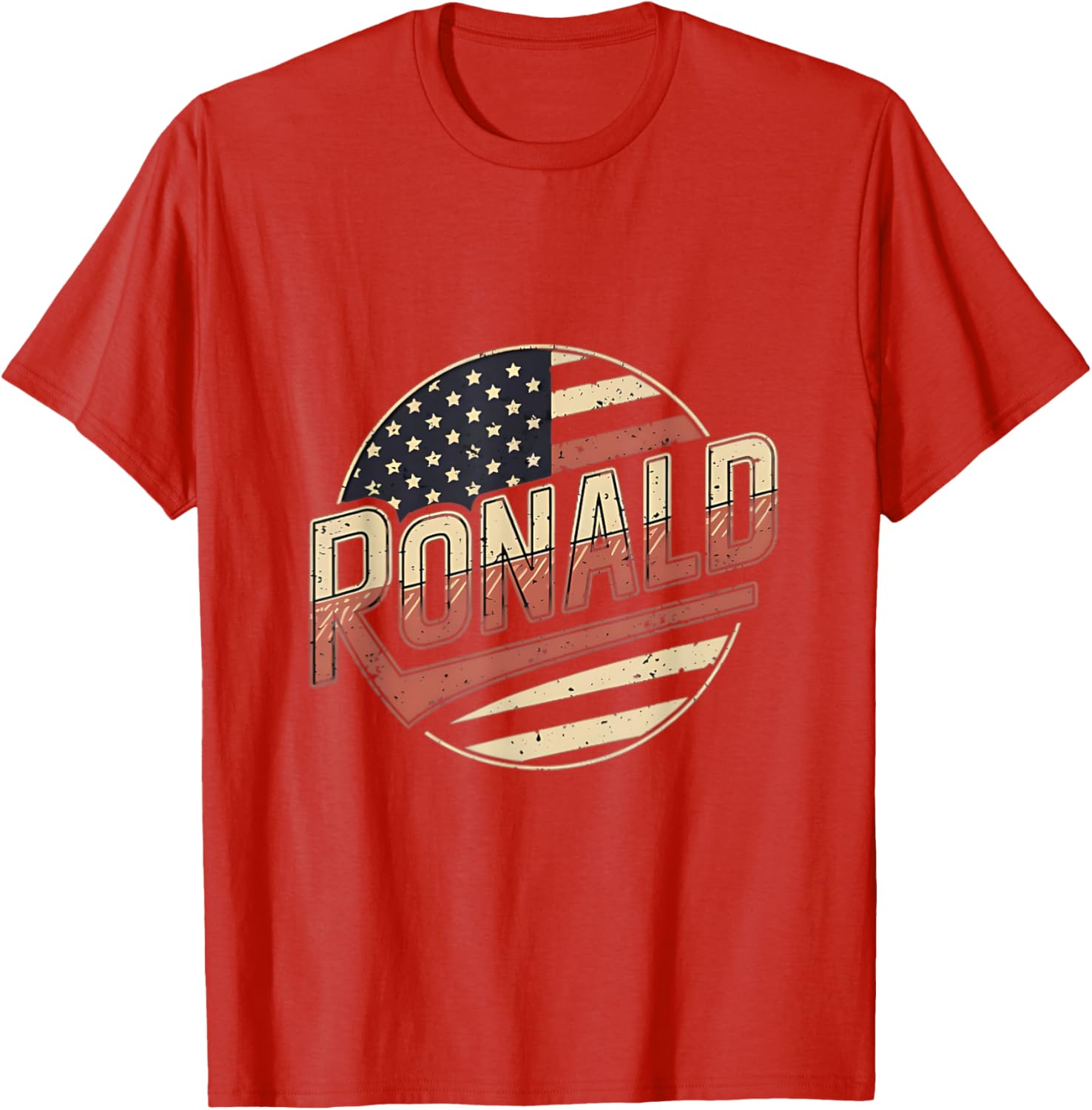 Personalized Ronald Patriot T-Shirt with USA Flag Design for Fans - 2