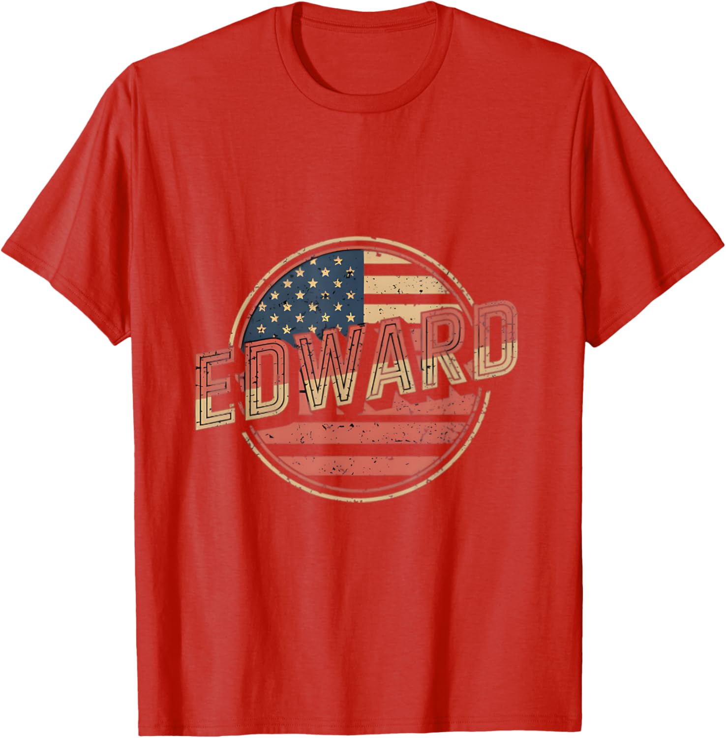 Personalized EDWARD USA Flag T-Shirt for Proud Patriots - 11