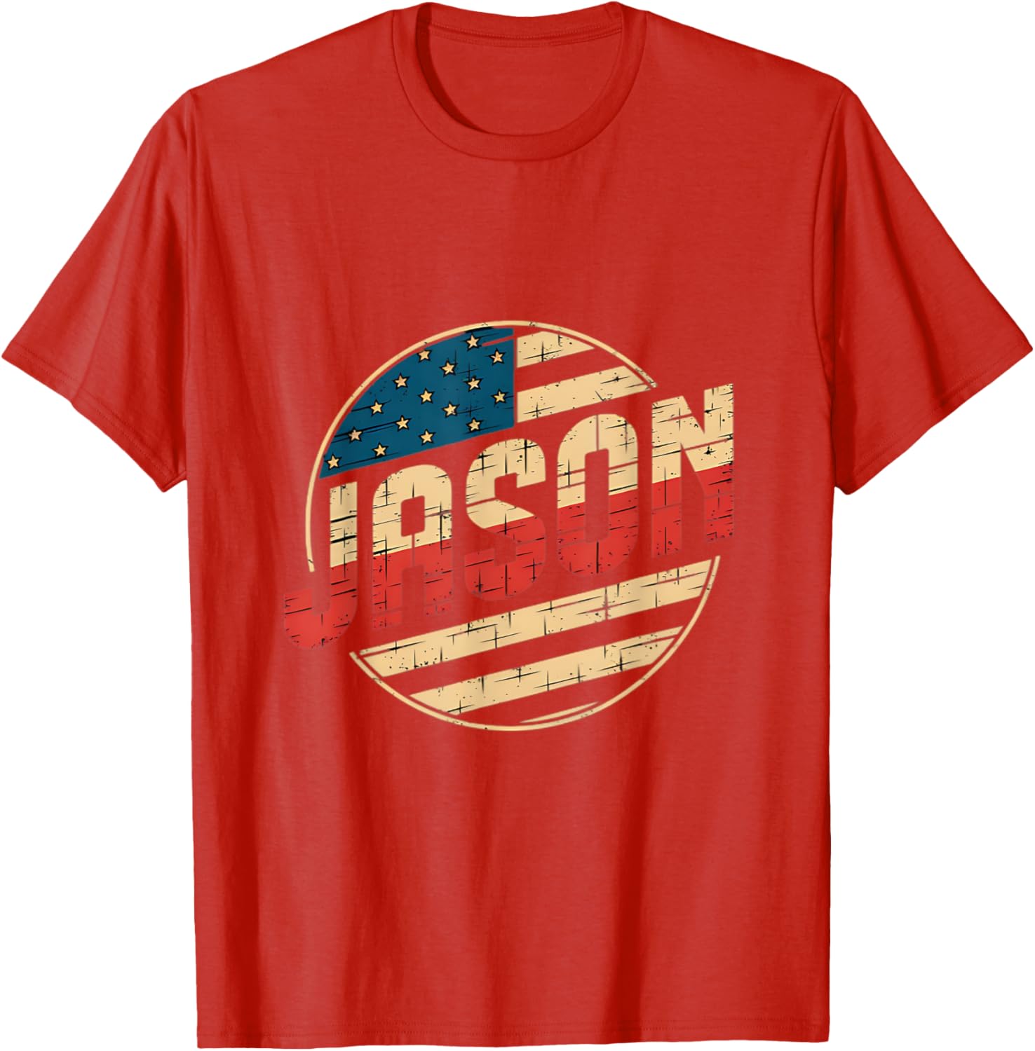Personalized USA Flag Patriot T-Shirt for JASON - Unique Gift Idea - 16
