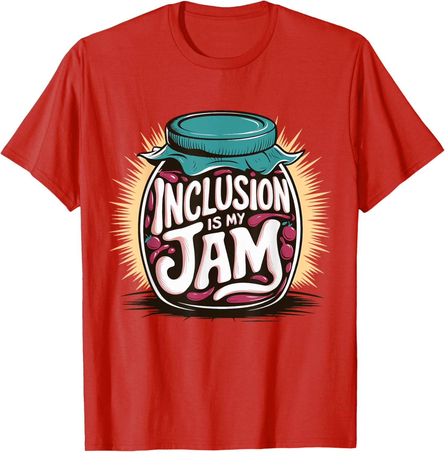 Inclusion Is My Jam T-Shirt for Special Ed SPED Teachers - Fun Apparel - 13
