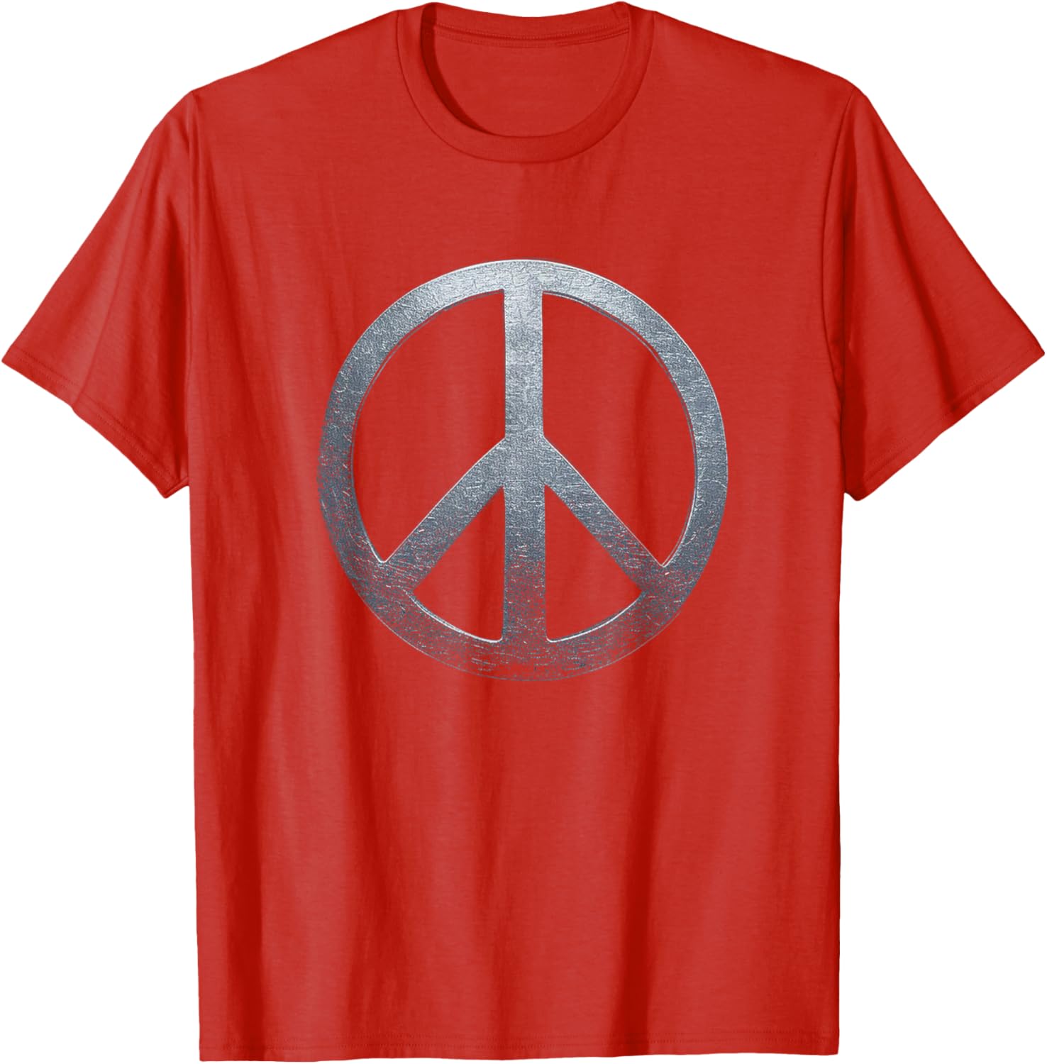 Weathered Stone Peace Sign T-Shirt for Comfortable, Stylish Everyday Wear - 2