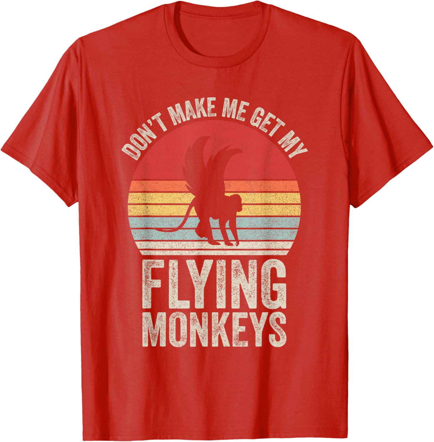Vintage Retro Flying Monkeys T-Shirt for Fun Lovers and Gift Ideas - 1
