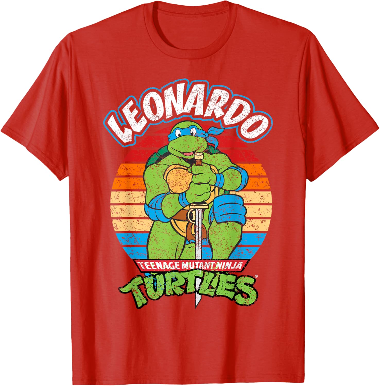 Teenage Mutant Ninja Turtles Leonardo Action T-Shirt for Fans - 14