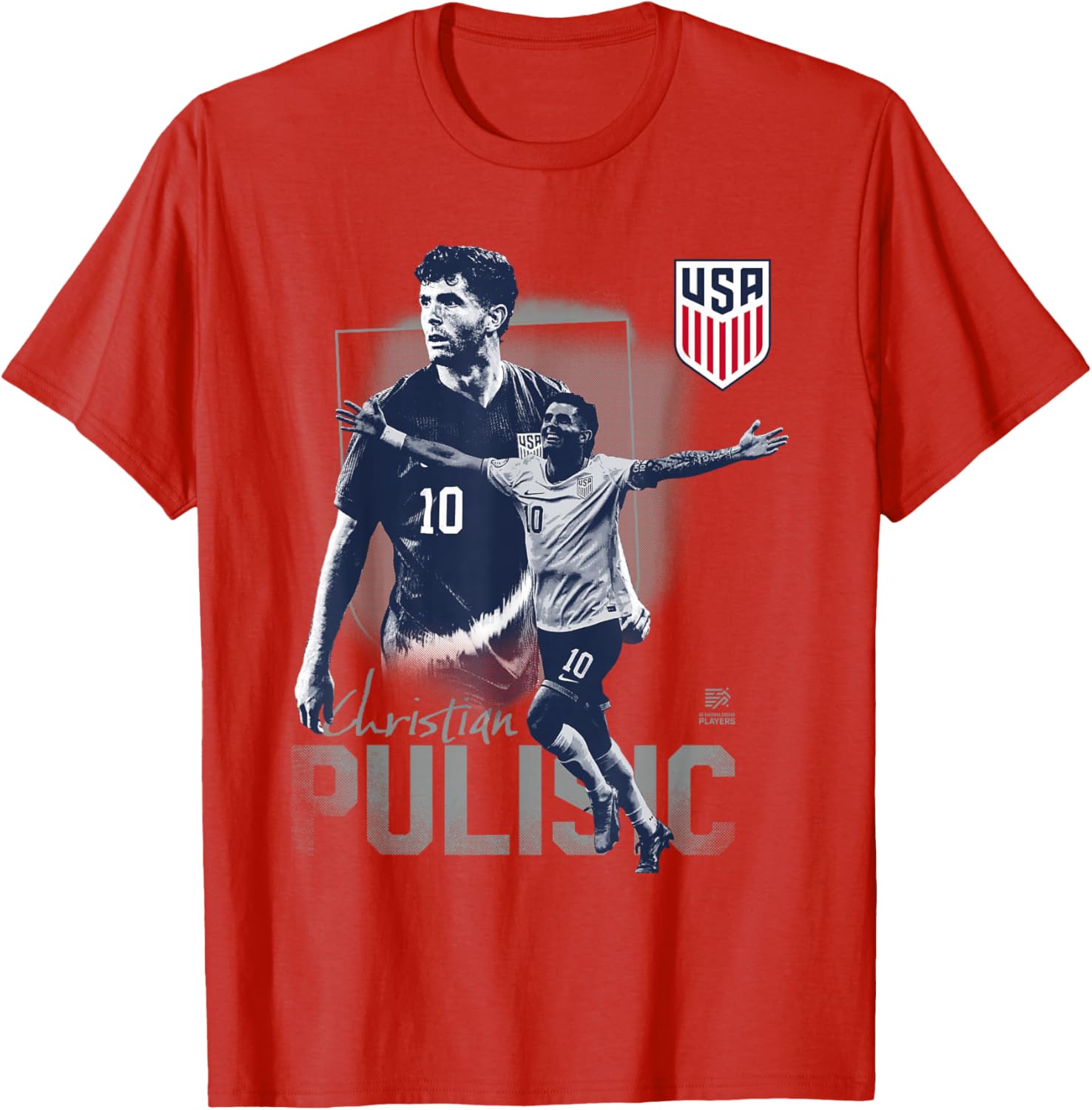 Official USMNT Christian Pulisic T-Shirt - Stylish Soccer Apparel - 3