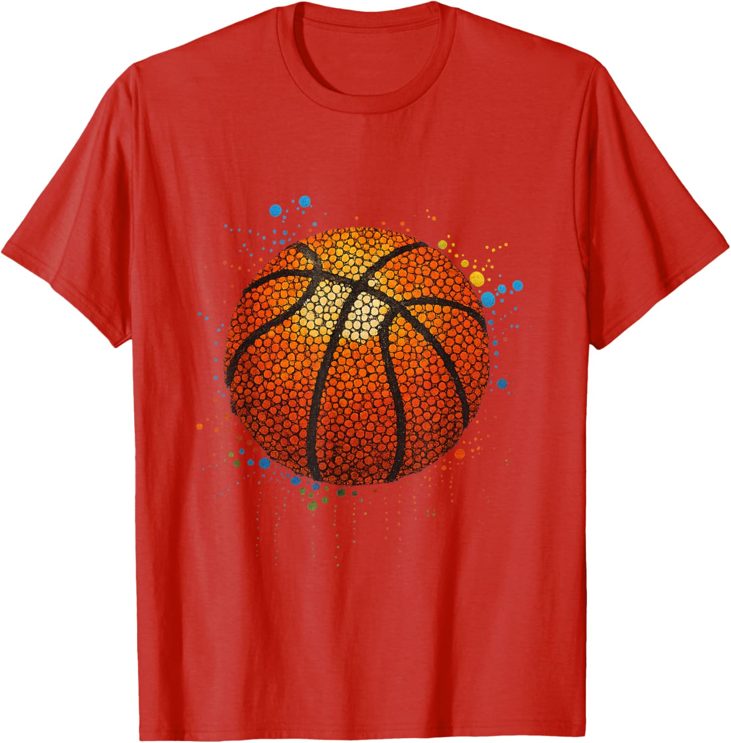 Funny Basketball Dot Day Tees for Kids and Adults - Perfect Teacher T-Shirt - 1