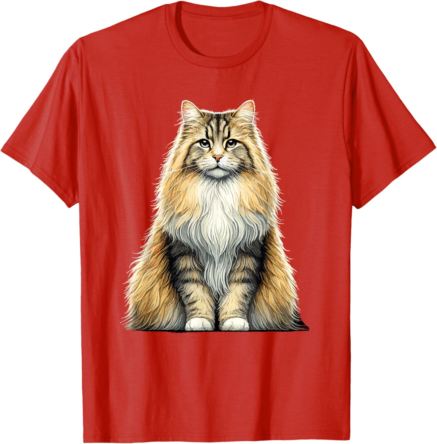Norwegian Forest Cat T-Shirt for Cat Lovers - Cute and Comfy Design - 11