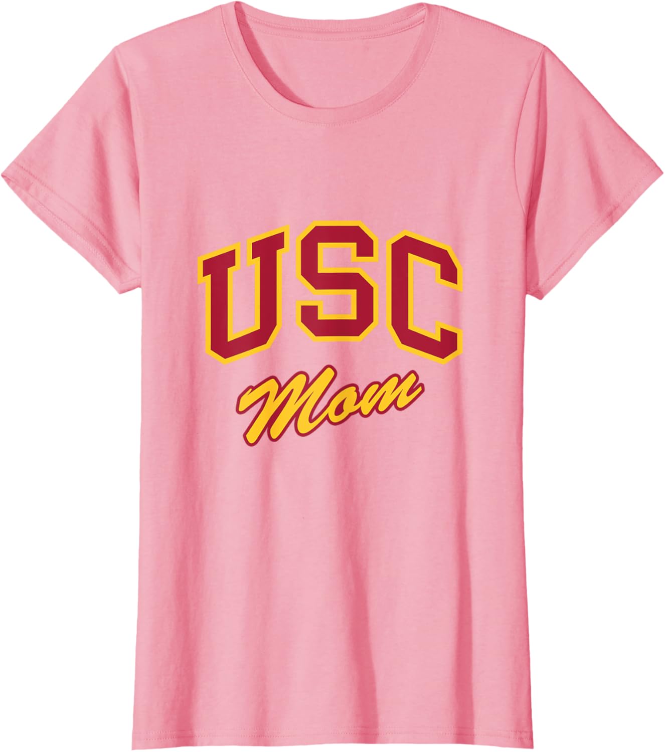 USC Mom Retro Script T-Shirt Perfect for Sports and Outdoor Activities - 16