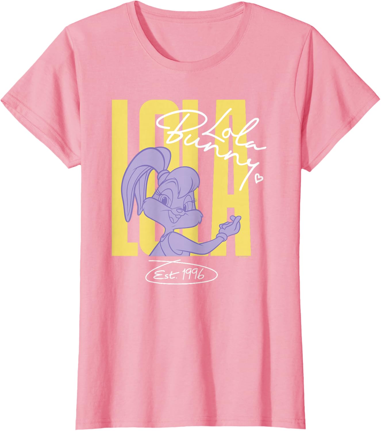 Stylish Lola Bunny Signature T-Shirt EST 1996 Fun Looney Tunes Apparel - 2