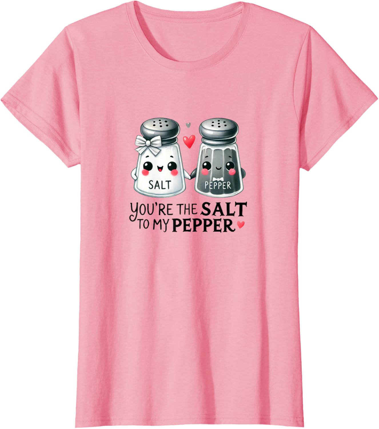 Salt to My Pepper Funny Valentine T-Shirt for Couples Gifts - 1