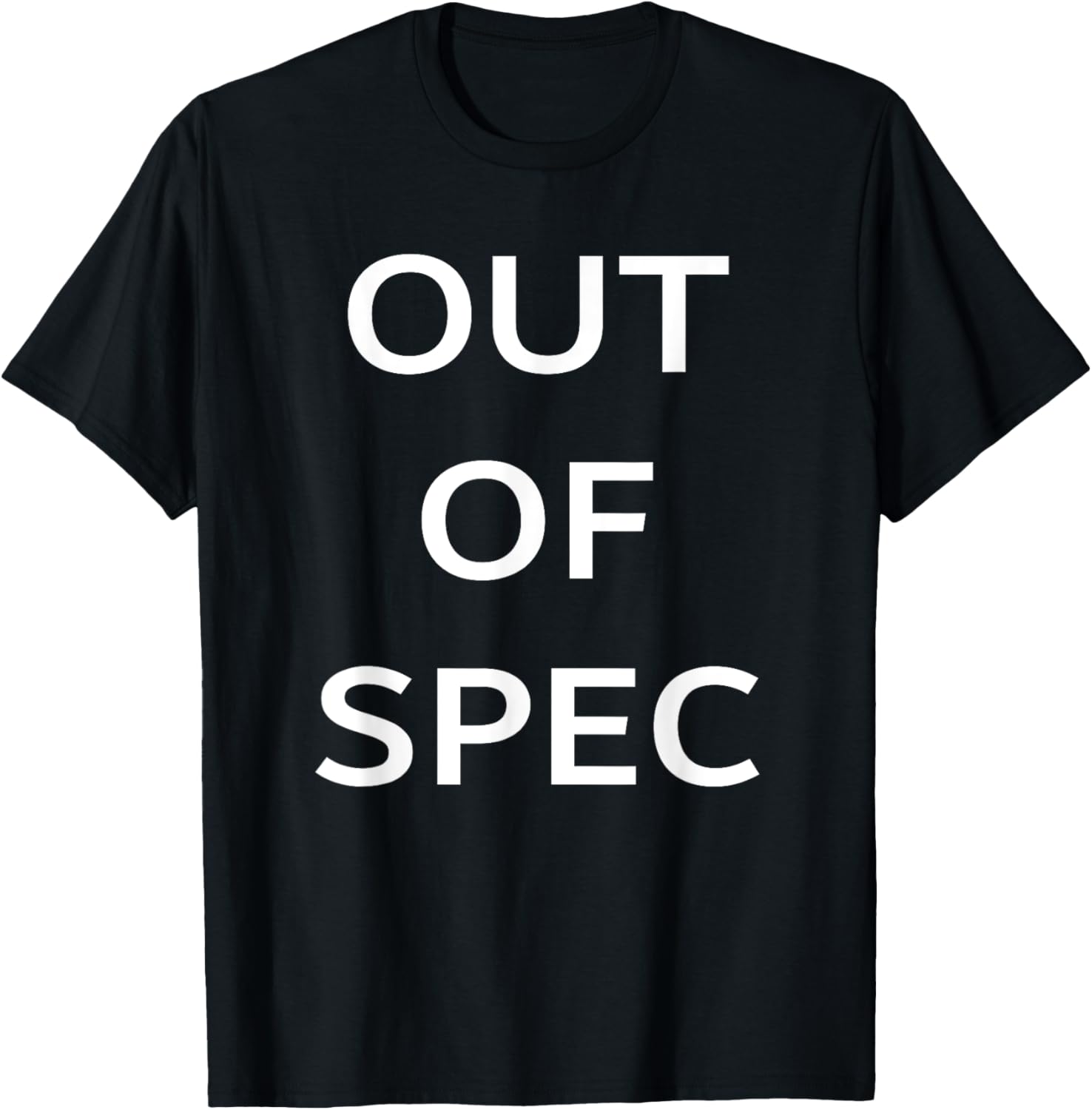 Out of Spec Graphic T-Shirt for Trendy Style and Comfort - 1