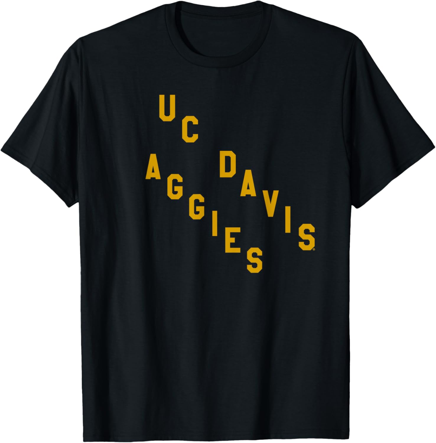 UC Davis Aggies Pennant Block T-Shirt Perfect for Sports and Outdoors Fans - 1