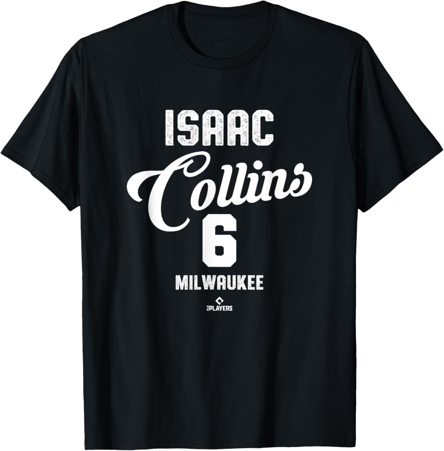 Vintage Isaac Collins Milwaukee Baseball T-Shirt for MLB Fans - 4