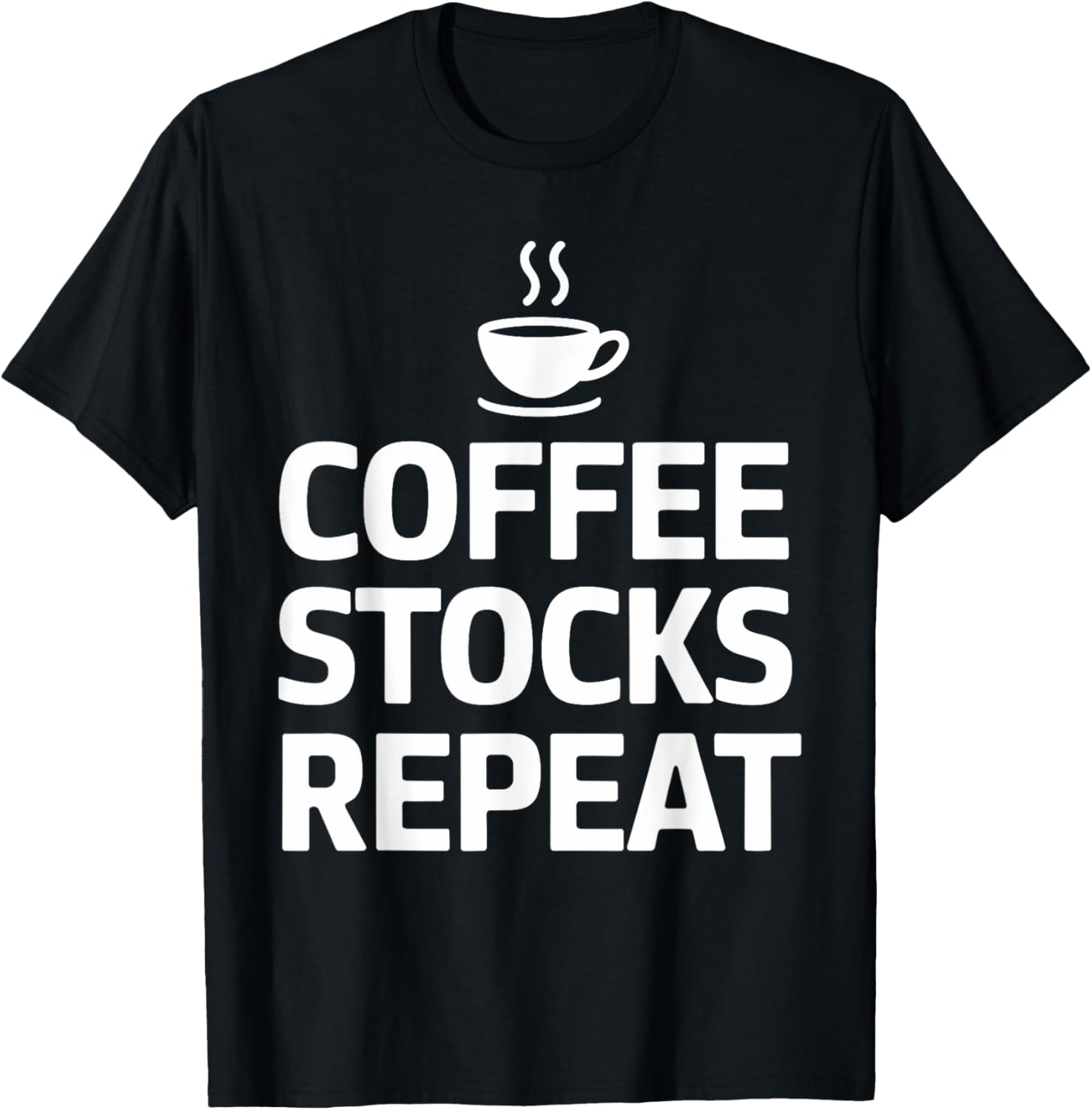 Trendy Coffee Stock Market T-Shirt for Coffee Investing Enthusiasts - 1