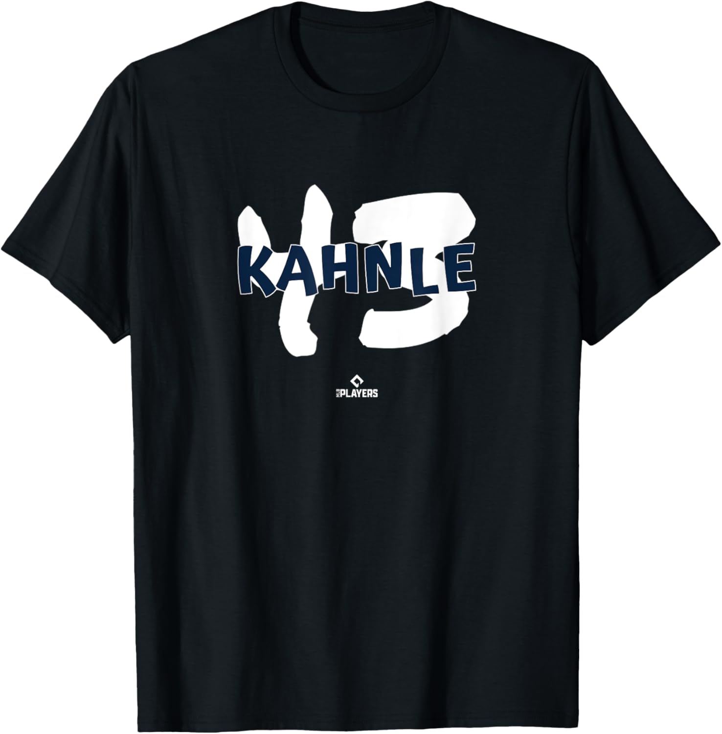 Tommy Kahnle Detroit Baseball T-Shirt MLBPA Name and Number Apparel - 1