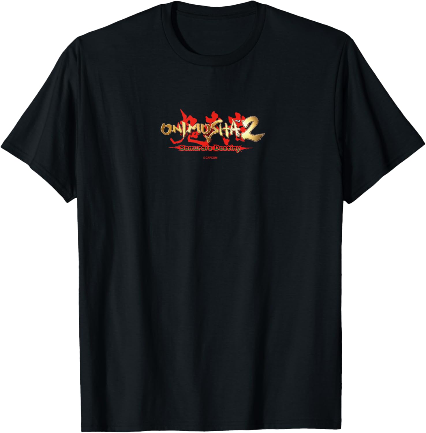 Onimusha 2 Samurai's Destiny Logo T-Shirt Perfect for Gamers and Fans - 2