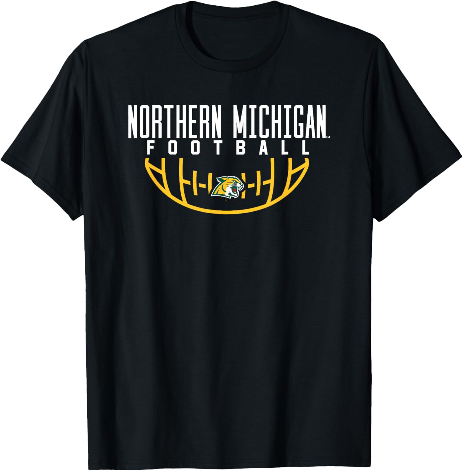 Northern Michigan University Wildcats Football Arch T-Shirt for Fans - 2