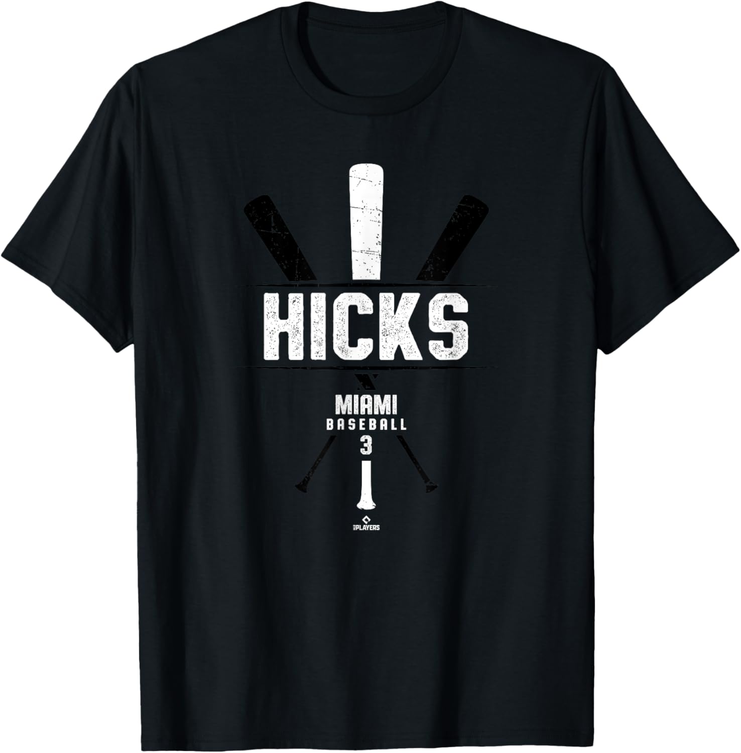 Vintage Miami Baseball T-Shirt Gameday Liam Hicks MLBPA Apparel - 2