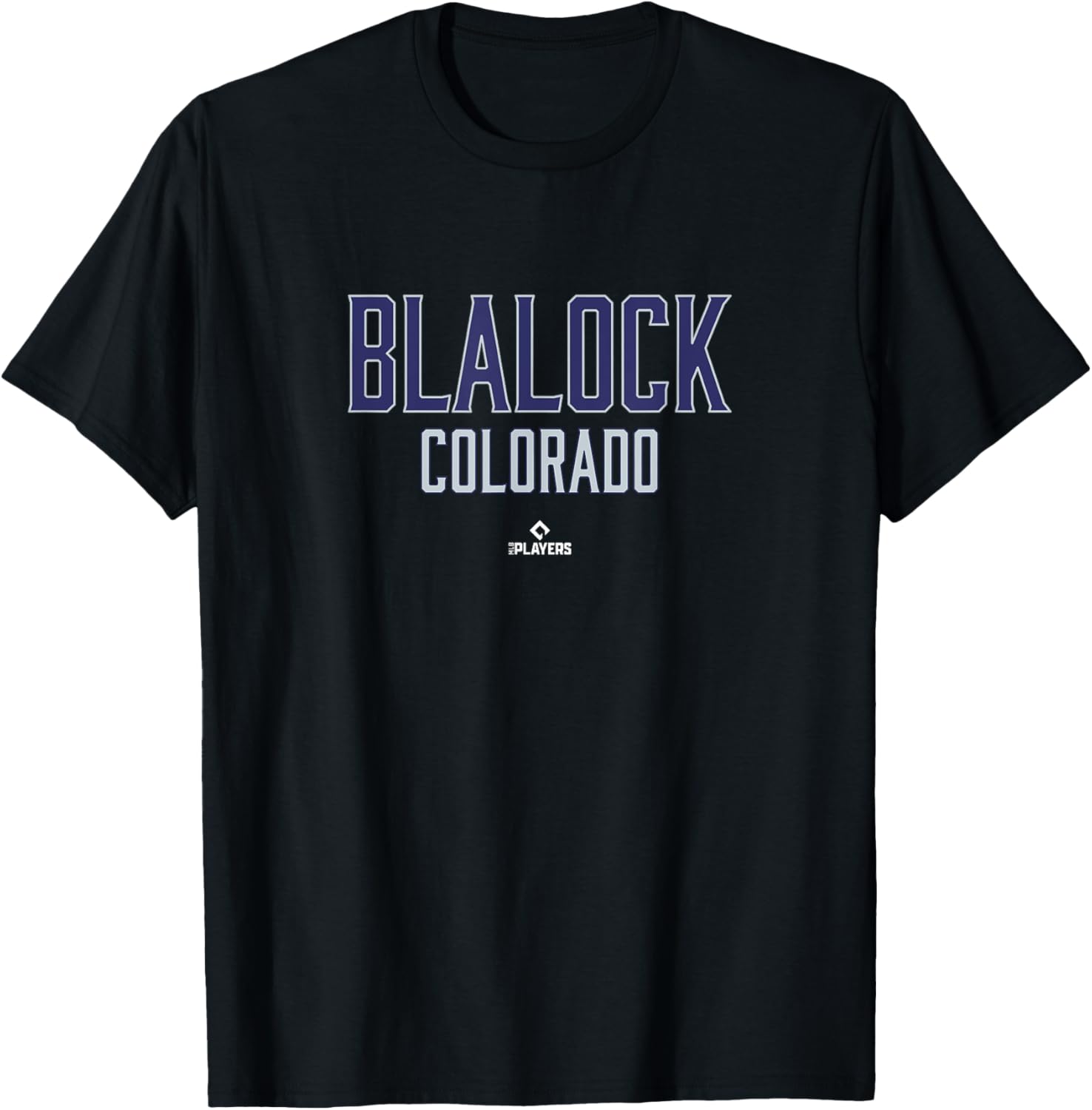 Player Pride Colorado Edition Bradley Blalock MLBPA T-Shirt for Fans - 1
