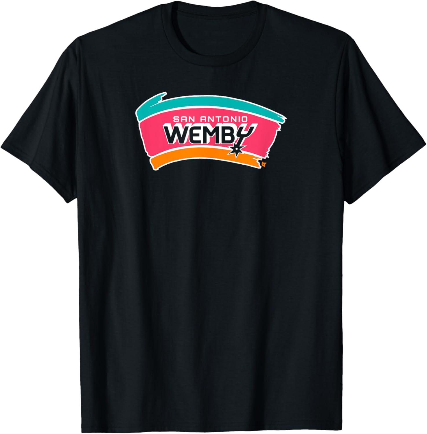 Wemby Black San Antonio Basketball T-Shirt for Fans and Players - 1