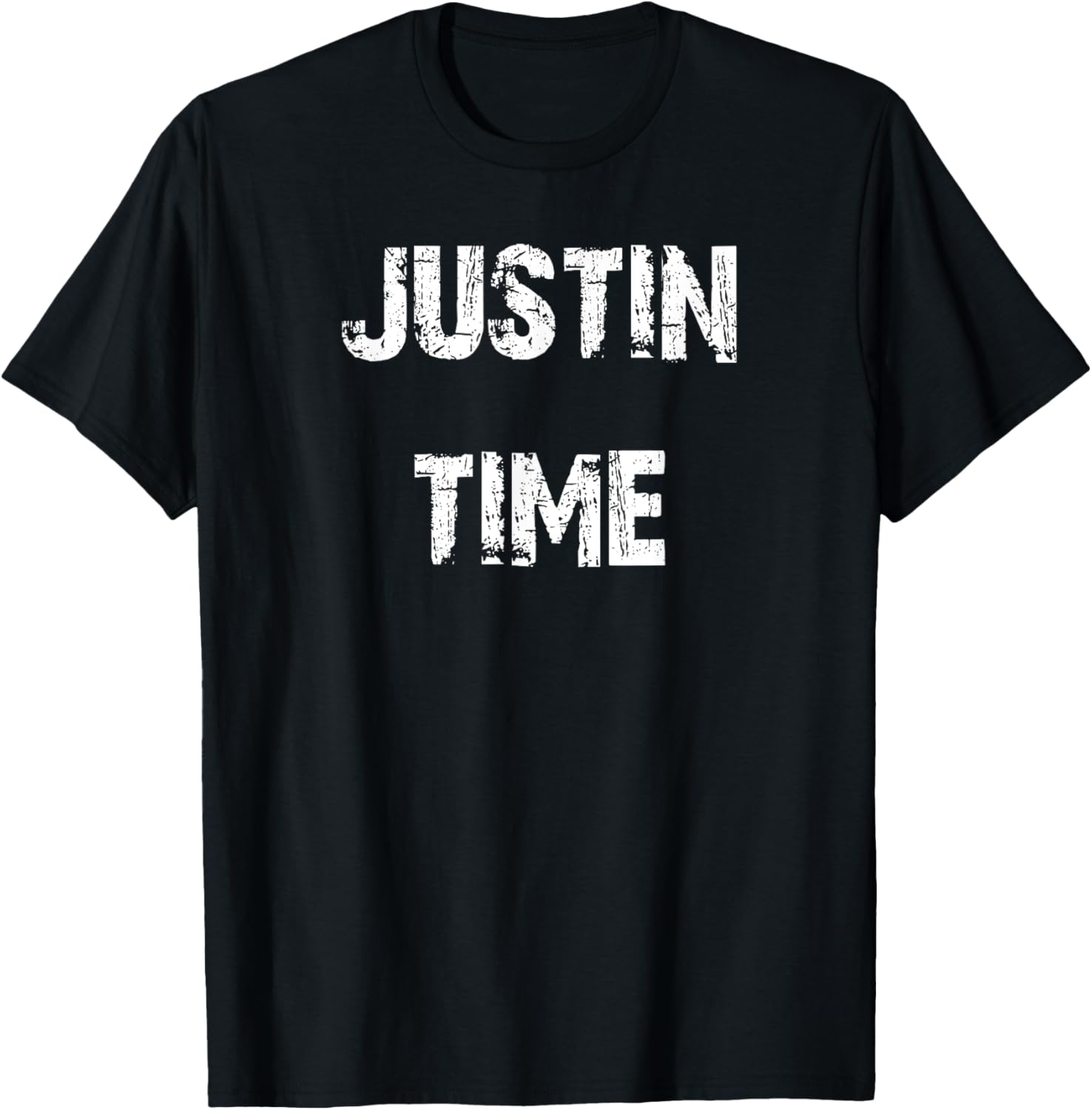 Stylish Justin Time T-Shirt for Men - Trendy Casual Wear for Every Occasion - 24