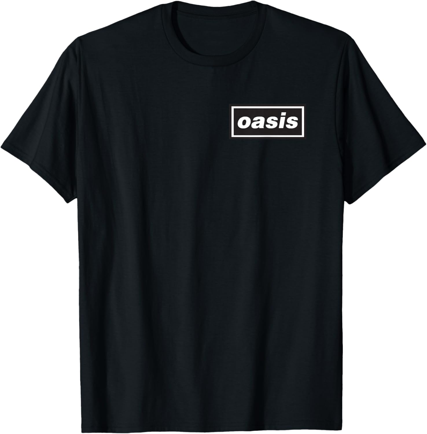 Oasis Pocket Hit Logo Black T-Shirt for Stylish Casual Wear - 1