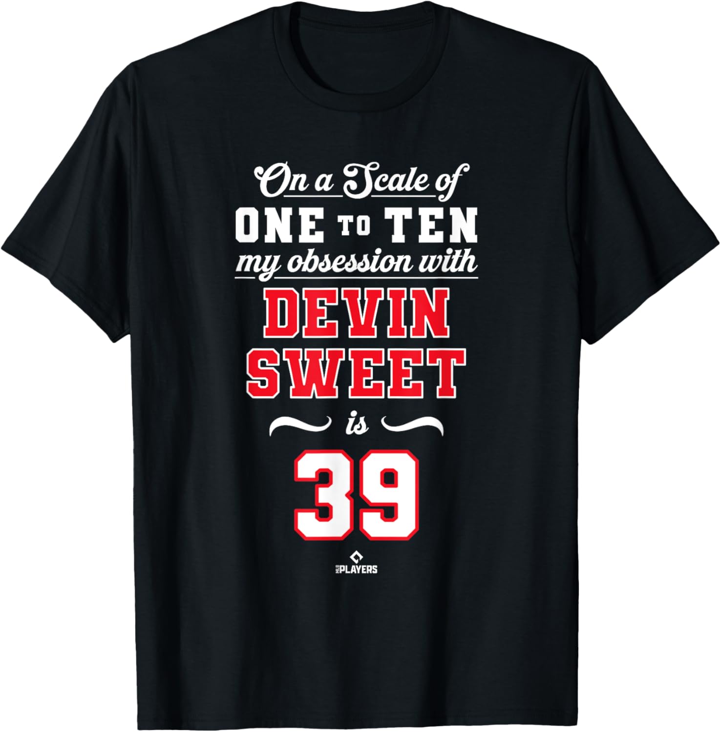 Obsession Devin Sweet 39 Philadelphia MLBPA T-Shirt for Ultimate Fans - 2