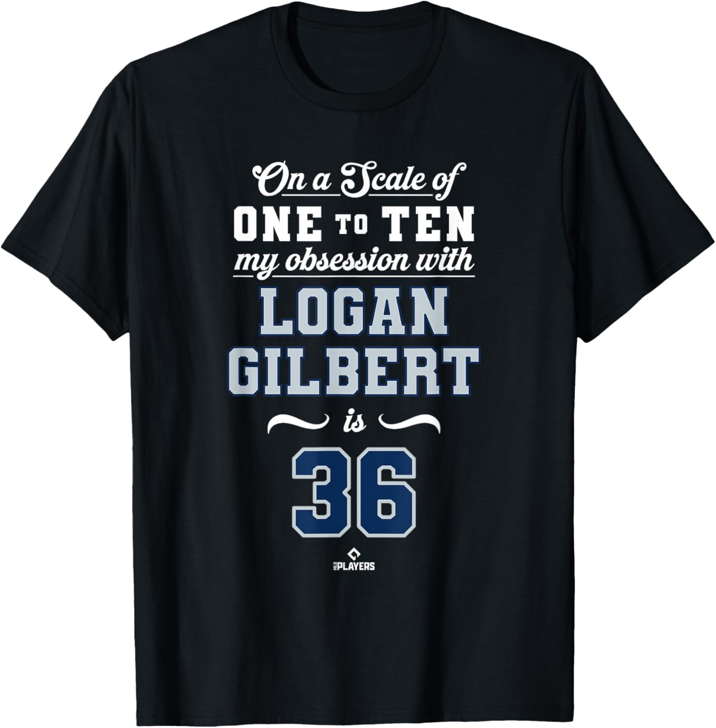 Obsession Logan Gilbert 36 Seattle MLBPA T-Shirt for Fans and Collectors - 1