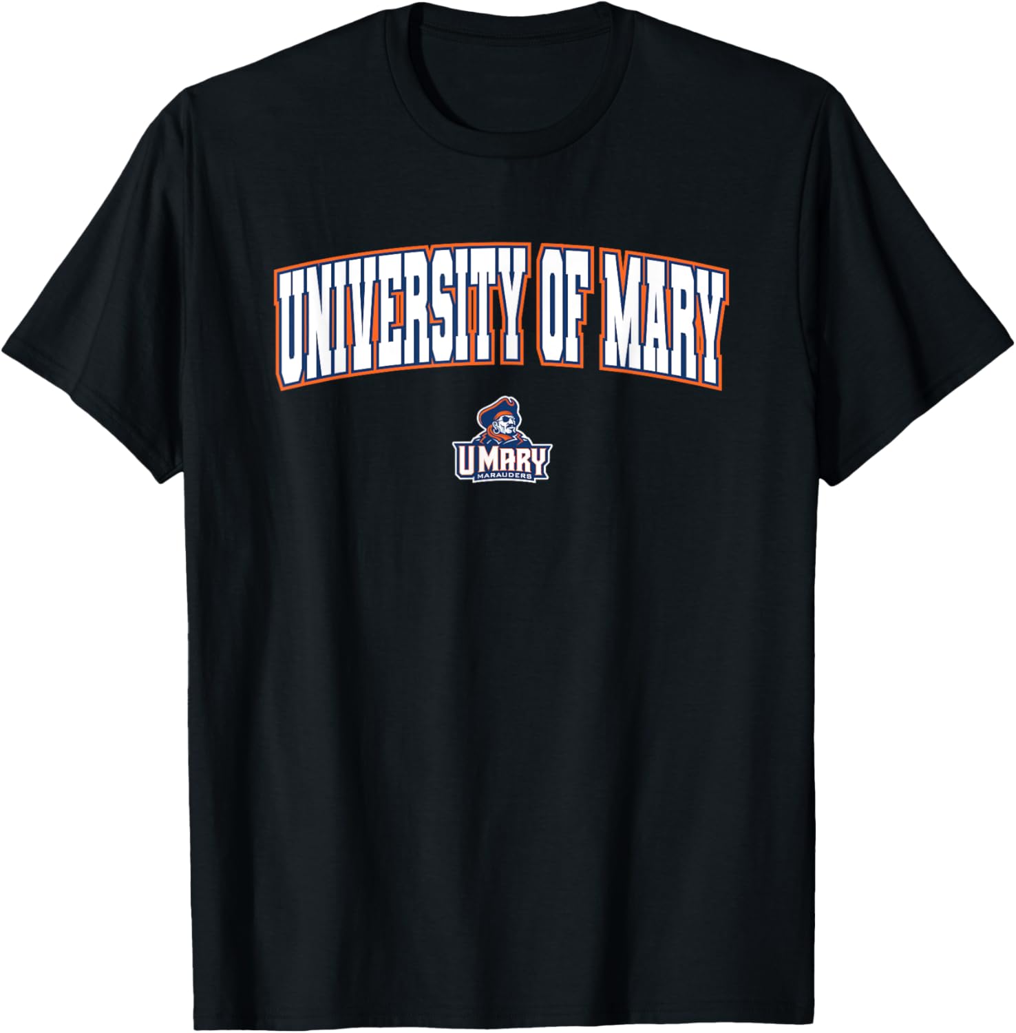 University of Mary Marauders Arch Logo T-Shirt for Fans and Alumni - 1